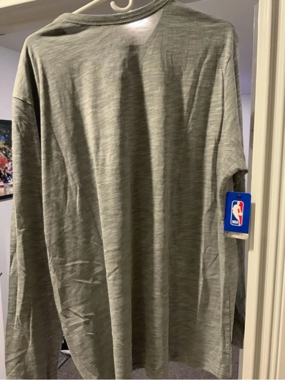 Nike NBA Houston Rockets Dri-Fit Cotton Long Sleeve Tee